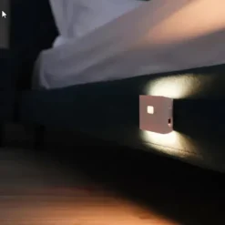 LED Night Lights Motion Sensor, USB Rechargeable Wireless Night Light Kitchen Cabinet Corridor Night Step Lights for Bathroom,Hallway, Bedroom, Kids Room, Kitchen and Stairway 1/2/3pcs