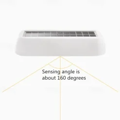 LED Outdoor Solar Street Light Waterproof Human Body Motion Sensor Wall Lamp Garden Courtyard Walkway Outdoor Home Lighting Solar Night Lights