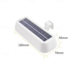 LED Outdoor Solar Street Light Waterproof Human Body Motion Sensor Wall Lamp Garden Courtyard Walkway Outdoor Home Lighting Solar Night Lights