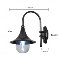 LED Outdoor Wall Light Waterproof IP55 Elegance Aluminum 3-Color 1-Light Wall Lamp Sconce Street Light Villa Yard Fixture 110-240V