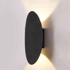 LED Outdoor Wall Lights 2-Color Light Source Simple Round Vintage IP65 Waterproof 6W Balcony Bedside Wall Lamp Modern Decoration 85-265V