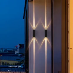 LED Outdoor Wall Lights Indoor Wall Lights Living Room Outdoor Aluminum Wall Light IP65 110-120V 220-240V