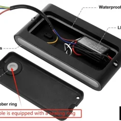 LED Outdoor Wall Lights 8W LED Aluminum Wall Lamp Sconce Indoor Up Down IP65 Waterproof White Black Modern for Patio Garden Stairs Bedroom Aisle Pathway Bathroom Light