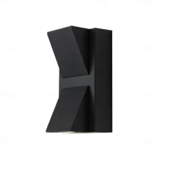 Led Outdoors Wall Lamp 5W 10W Up/Down Lighting Indoor Double-Head Curved Waterproof IP65 Wall Lamp Modern Bedroom Lamp Warm White Light AC85-265V