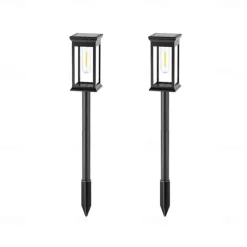LED Pathway Lights Outdoor Solar Street Light Waterproof IP65 Solar Garden Decorative Light Landscape Lighting for Yard Lawn Patio Walkway