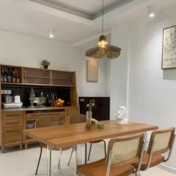 LED Pendant lamp Glass Flower Design Amber lampshade E12/E14 Interior Hanging lamp Loft Height Adjustable Ceiling Pendant lamp Bedroom Bar Cafe Office Table Hanging Lamps 110-240V