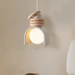 LED Pendant lamp Warm White Pendant lamp Metal Hanging lamp Height Adjustable Ceiling Pendant lamp Bedroom Bar Cafe Office Table Hanging Lamps 110-240V