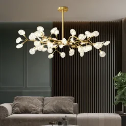 LED Pendant Light 27 36 45 54 Heads Firefly Chandelier LED Pendant Lighting Postmodern Ceiling Light Fixture Hanging Lamp Rose Gold Branch LED Chandelier Bulb Included AC220V AC110V