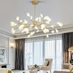 LED Pendant Light 27 36 45 54 Heads Firefly Chandelier LED Pendant Lighting Postmodern Ceiling Light Fixture Hanging Lamp Rose Gold Branch LED Chandelier Bulb Included AC220V AC110V