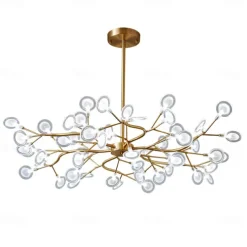 LED Pendant Light 27 36 45 54 Heads Firefly Chandelier LED Pendant Lighting Postmodern Ceiling Light Fixture Hanging Lamp Rose Gold Branch LED Chandelier Bulb Included AC220V AC110V