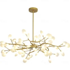 LED Pendant Light 27 36 45 54 Heads Firefly Chandelier LED Pendant Lighting Postmodern Ceiling Light Fixture Hanging Lamp Rose Gold Branch LED Chandelier Bulb Included AC220V AC110V