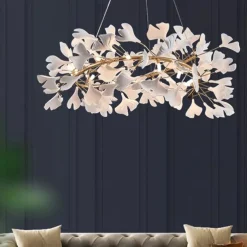 LED Pendant Light 60 cm Lantern Desgin Chandelier Copper Brass LED 220-240V