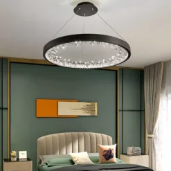 LED Pendant Light 60 cm Lantern Desgin Pendant Light Metal Electroplated Modern 220-240V