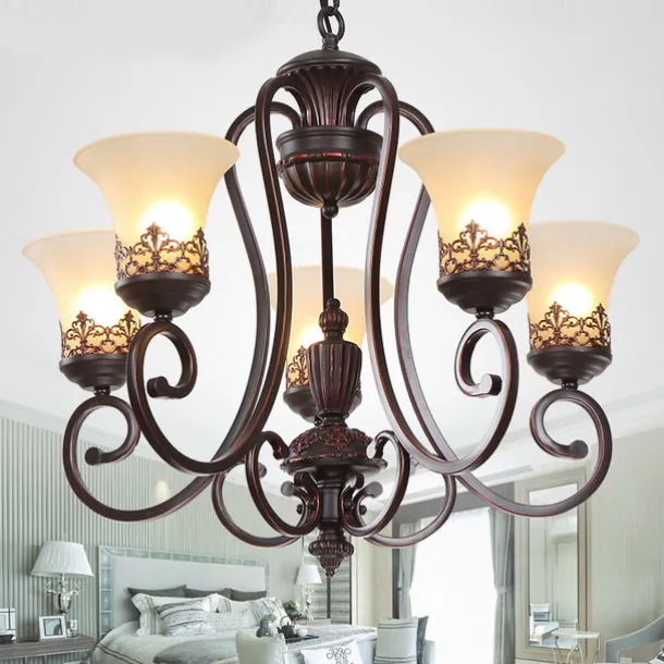 LED Pendant Light 67 cm Pendant Lantern Design Chandelier Metal Painted Finishes Modern 220-240V