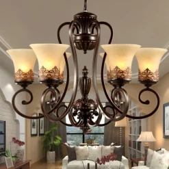 LED Pendant Light 67 cm Pendant Lantern Design Chandelier Metal Painted Finishes Modern 220-240V