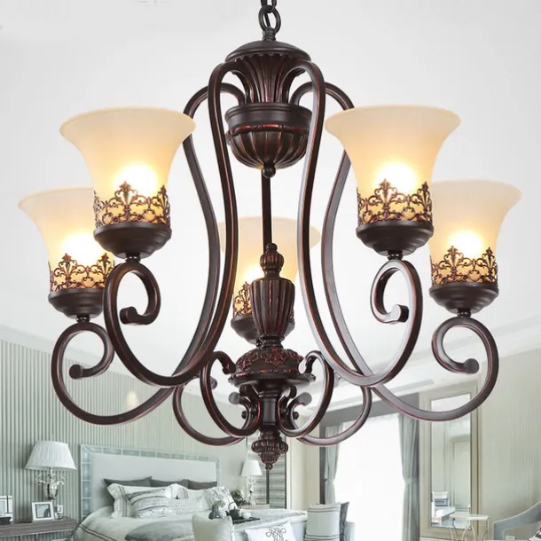 LED Pendant Light 67 cm Pendant Lantern Design Chandelier Metal Painted Finishes Modern 220-240V