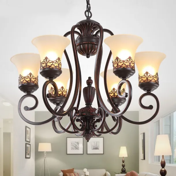 LED Pendant Light 67 cm Pendant Lantern Design Chandelier Metal Painted Finishes Modern 220-240V