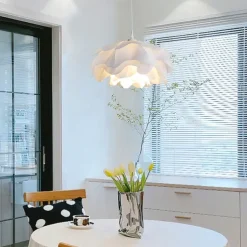 LED Pendant Light 42 cm Pendant Lantern Design Pendant Light Warm White White Light Color Living Room Bedroom Metal Floral Style Modern Nordic Style 110-240V
