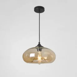 LED Pendant Light 28 cm Single Design Pendant Light Glass Electroplated Modern Nordic Style 110-240 V