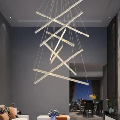 LED Pendant Light 3/5/7/9 Heads Cluster Design Sputnik Design Chandeliers for Dining Room Bedroom Pendant Lamps 110-240V ONLY DIMMABLE WITH REMOTE CONTROL