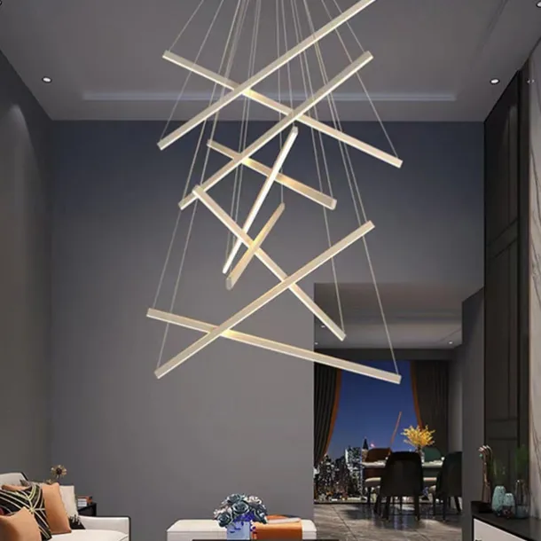 LED Pendant Light 3/5/7/9 Heads Cluster Design Sputnik Design Chandeliers for Dining Room Bedroom Pendant Lamps 110-240V ONLY DIMMABLE WITH REMOTE CONTROL