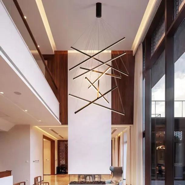 LED Pendant Light 3/5/7/9 Heads Cluster Design Sputnik Design Chandeliers for Dining Room Bedroom Pendant Lamps 110-240V ONLY DIMMABLE WITH REMOTE CONTROL