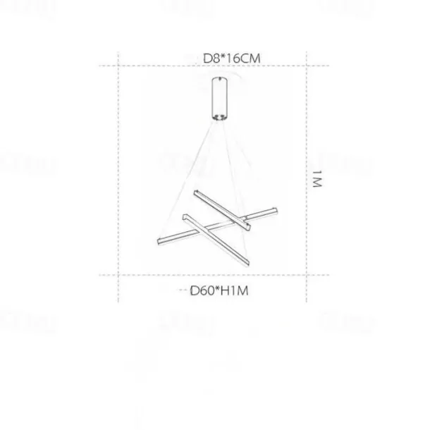 LED Pendant Light 3/5/7/9 Heads Cluster Design Sputnik Design Chandeliers for Dining Room Bedroom Pendant Lamps 110-240V ONLY DIMMABLE WITH REMOTE CONTROL