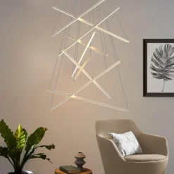 LED Pendant Light 3/5/7/9 Heads Cluster Design Sputnik Design Chandeliers for Dining Room Bedroom Pendant Lamps 110-240V ONLY DIMMABLE WITH REMOTE CONTROL