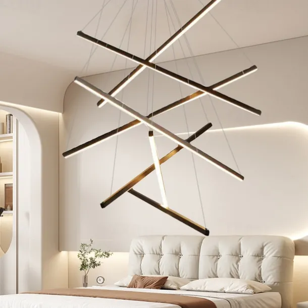 LED Pendant Light 3/5/7/9 Heads Cluster Design Sputnik Design Chandeliers for Dining Room Bedroom Pendant Lamps 110-240V ONLY DIMMABLE WITH REMOTE CONTROL