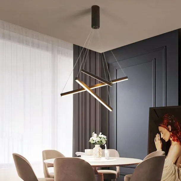 LED Pendant Light 3/5/7/9 Heads Cluster Design Sputnik Design Chandeliers for Dining Room Bedroom Pendant Lamps 110-240V ONLY DIMMABLE WITH REMOTE CONTROL