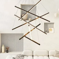 LED Pendant Light 3/5/7/9 Heads Cluster Design Sputnik Design Chandeliers for Dining Room Bedroom Pendant Lamps 110-240V ONLY DIMMABLE WITH REMOTE CONTROL