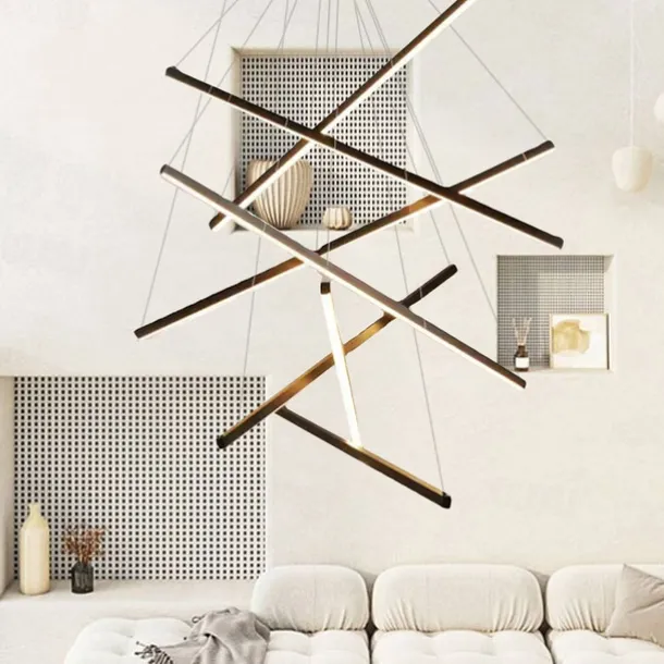 LED Pendant Light 3/5/7/9 Heads Cluster Design Sputnik Design Chandeliers for Dining Room Bedroom Pendant Lamps 110-240V ONLY DIMMABLE WITH REMOTE CONTROL