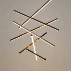 LED Pendant Light 3/5/7/9 Heads Cluster Design Sputnik Design Chandeliers for Dining Room Bedroom Pendant Lamps 110-240V ONLY DIMMABLE WITH REMOTE CONTROL