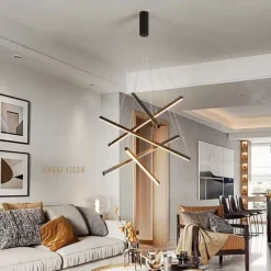 LED Pendant Light 3/5/7/9 Heads Cluster Design Sputnik Design Chandeliers for Dining Room Bedroom Pendant Lamps 110-240V ONLY DIMMABLE WITH REMOTE CONTROL