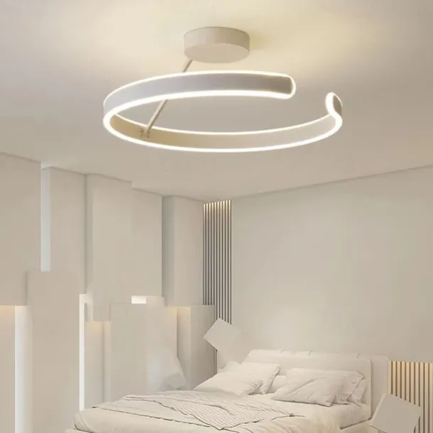 LED Pendant Light 50cm 1-Light Ring Circle Design Dimmable Aluminum Painted Finishes Luxurious Modern Style Dining Room Bedroom Pendant Lamps 110-240V ONLY DIMMABLE WITH REMOTE CONTROL