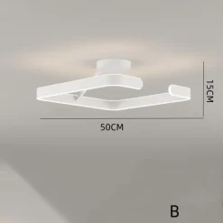 LED Pendant Light 50cm 1-Light Ring Circle Design Dimmable Aluminum Painted Finishes Luxurious Modern Style Dining Room Bedroom Pendant Lamps 110-240V ONLY DIMMABLE WITH REMOTE CONTROL