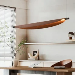 LED Pendant Light 70cm/105cm Island Lights Dimmable Line Design Metal Minimalist Painted Finishes Dining Room Kitchen Lights 110-240V