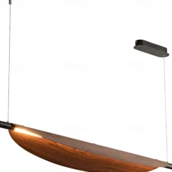 LED Pendant Light 70cm/105cm Island Lights Dimmable Line Design Metal Minimalist Painted Finishes Dining Room Kitchen Lights 110-240V