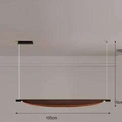 LED Pendant Light 70cm/105cm Island Lights Dimmable Line Design Metal Minimalist Painted Finishes Dining Room Kitchen Lights 110-240V