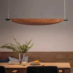 LED Pendant Light 70cm/105cm Island Lights Dimmable Line Design Metal Minimalist Painted Finishes Dining Room Kitchen Lights 110-240V