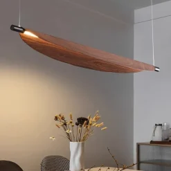 LED Pendant Light 70cm/105cm Island Lights Dimmable Line Design Metal Minimalist Painted Finishes Dining Room Kitchen Lights 110-240V