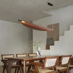 LED Pendant Light 70cm/105cm Island Lights Dimmable Line Design Metal Minimalist Painted Finishes Dining Room Kitchen Lights 110-240V