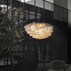 LED Pendant Light Flower Design 40/60/75cm Glass Chandelier Industrial Warm White Bedroom Dining Room 110-240V85-265V