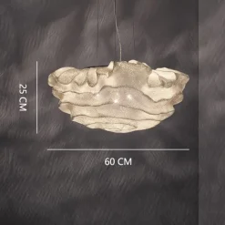 LED Pendant Light Flower Design 40/60/75cm Glass Chandelier Industrial Warm White Bedroom Dining Room 110-240V85-265V