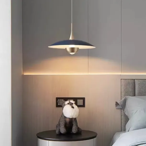 LED Pendant Light Flying Saucer Decorative Light 1-Light 28cm Modern Nordic Style Bedroom Dining Room 110-240V