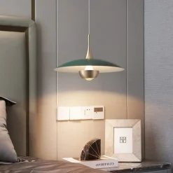 LED Pendant Light Flying Saucer Decorative Light 1-Light 28cm Modern Nordic Style Bedroom Dining Room 110-240V