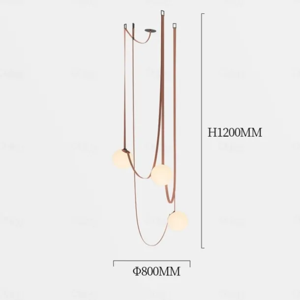 LED Pendant Light 1/3/5/7-Light Cluster Design Glass Globle Hemp Rope Chandelier Light Modern Black Pink Chandeliers Pendant Light Fixture Ceiling Flush Mount Light Fixture 110-240V