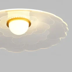 LED Pendant Light Lotus Leaf Plastic Finish 62cm 3 Colors Cord Adjustable Mini Island Lights Modern Contemporary Style Kitchen Dining Home Bar Light 110-120V 220-240V Bulb Included