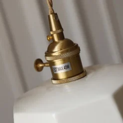 LED Pendant Light Warm White 10/50cm 1/3-Light Industrial Style Ceramic Hanging Lamp Lampshade E27 Screw Ceiling Lighting Fixtures Bedroom Dining Room Corridor Decoration 85-265V