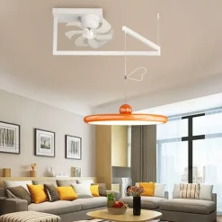 LED Pendant Light with Ceilling Light Industrial Pendant Light Fixture Swing Arm Hanging Light, Adjustable Dome Ceiling Pendant Light for Dining Room Living Room 110-240V